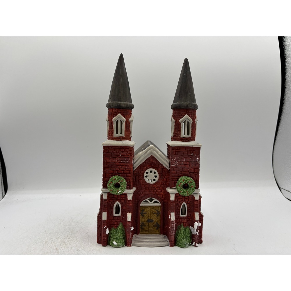 Department 56 1987 HVC Dickens Village Series Brick Abbey 6549-8 Retired Vintage
